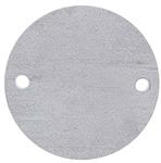 Ronde V2A roh, 2 Lochungen, 150x10mm