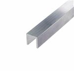 Aluminium-U-Profil 25x25mm, 1990mm, roh