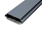 Aluminium-Profil 80x28mm, 6000mm, Eisenglimmer dunkel