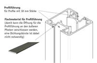 Abdeck-Flachprofil 30x3mm, 6000mm, roh