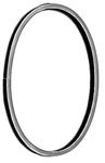 Ring, oval, 110x165mm, Material 12x6mm glatt