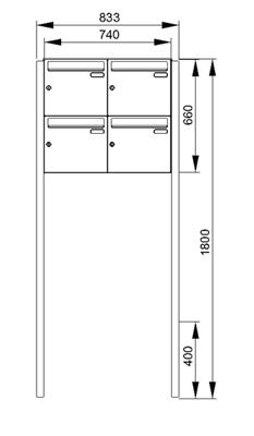 Freistehende Anlage 