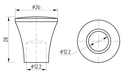 Relingabschluss V2A, Form 