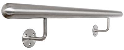 Fertighandlauf V2A, Rohr 42,4mm, Länge 800mm