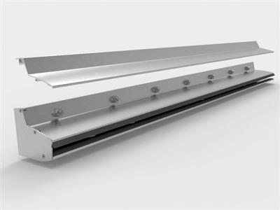freitragendes Vordach VD1511 aus Aluminium,  Breite 1400mm