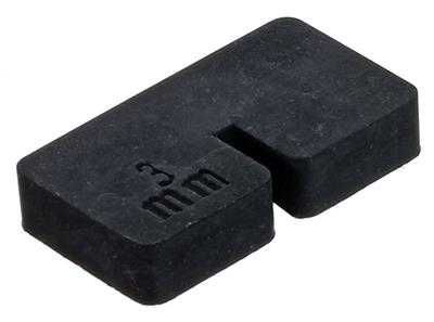 Gummieinlage Modell 01, für Blech-/Plattenstärke 3,00-4,00mm
