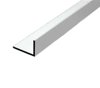 Aluminium-Abdeckwinkel, 1990mm, Weiß RAL 9016