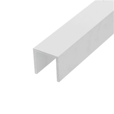 *Aluminium-U-Profil 35x35mm, 1990mm, Weiß RAL 9016