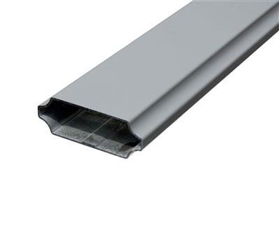 Aluminium-Profil 80x28mm, 6000mm, Eisenglimmer hell