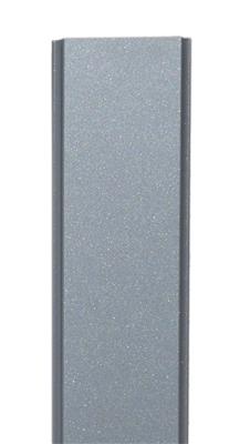 Aluminium-Profil 140x28mm, 6000mm, Eisenglimmer dunkel