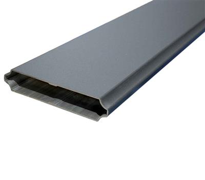 Aluminium-Profil 140x28mm, 6000mm, Eisenglimmer dunkel