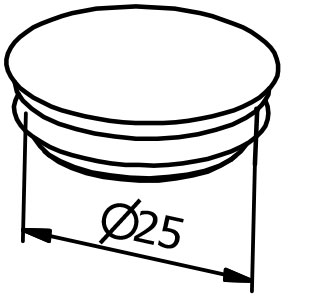 Trans Level 60 Blendstopfen Typ 1192, passend für Glasprofile Typ 6011