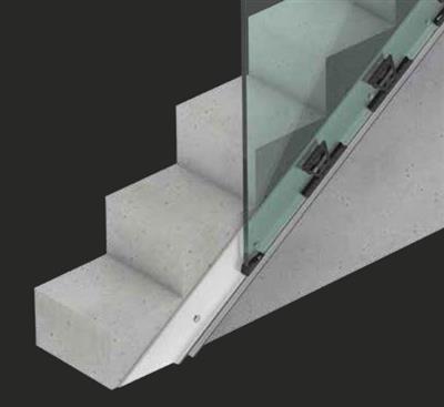 Trans Level Glasstop 1,0kN für Anwendungen an Treppen