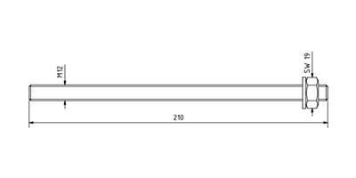 Befestigungsanker FIS A M12x210 R - V4A