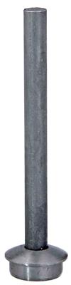 Handlaufträger Stahl roh, auf Endkappe für 33,7x2,5mm