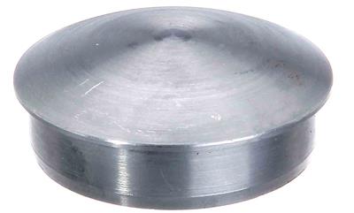 Endkappe Stahl roh, oval, für Rohr 42,4x2,5mm