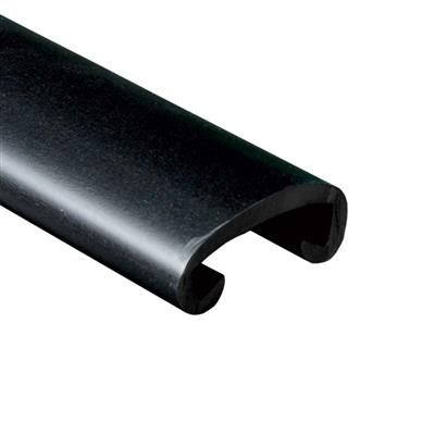 bima-PVC-Handlauf für 40x8mm, Rolle 25m, Schwarz