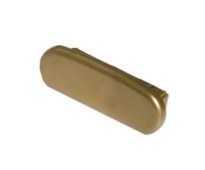 PVC-Endkappe 40x8mm, Gold