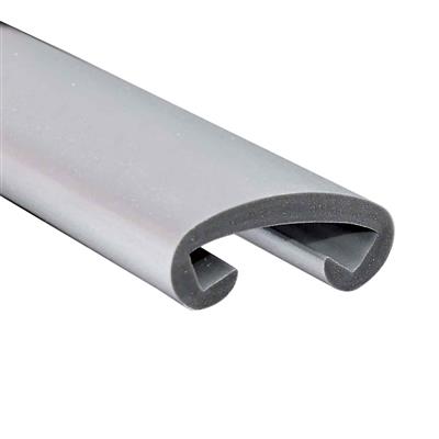 PVC-Flachhandlauf 40x8mm, Rolle 25m, RAL 9007