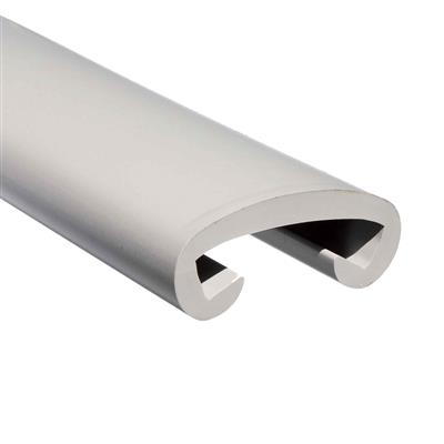 PVC-Flachhandlauf 40x8mm, Rolle 25m, RAL 7047