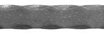 Untergurt Eisen, Profil 25x8mm einseitig, Länge 3000mm