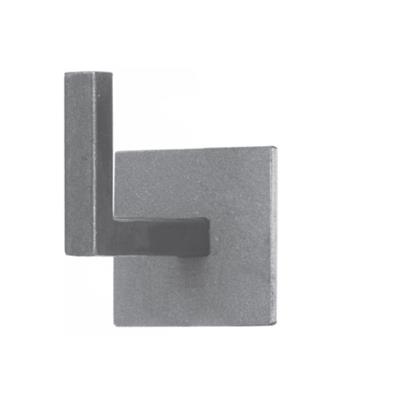 Handlaufträger aus Stahl roh, quadratisch, Wandplatte 60x60mm, mit Innengewinde