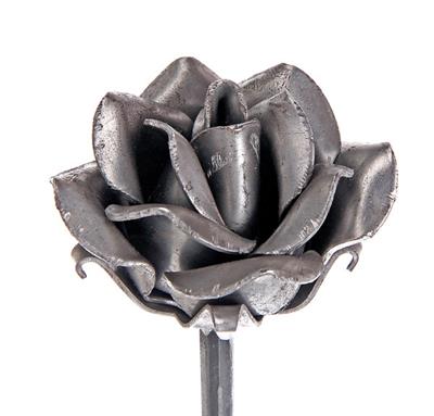Rosenblüte, Ø 54-58mm, mit langem Stiel