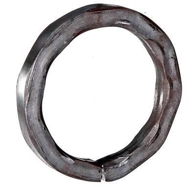 Ring, unverschweißt, Ø 100mm, Material 12x12mm kantengehämmert