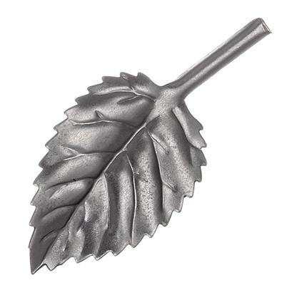 Rosenblatt aus Eisen, 27x60mm, Material 0,5mm