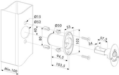 Schlüsseltresor KEYSAFE QF mit Aluminiumgehäuse