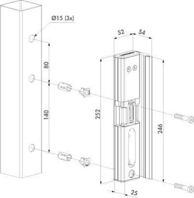 Elektrischer Anschlag MODULEC-SA (EMISSA)