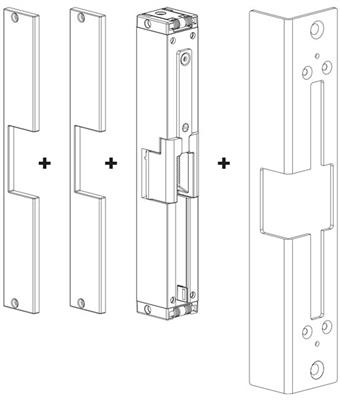 Einbau-E-Öffner INTRALEC (EMISSA - stromlos geschlossen) für 50mm, o.A.