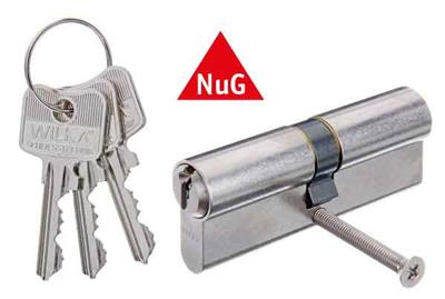 Wilka-Profilzylinder NuG, 40/40mm 