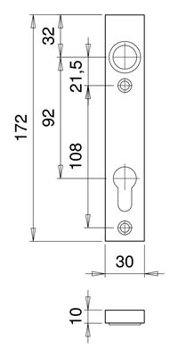 Langschild von edi, für die Türinnenseite