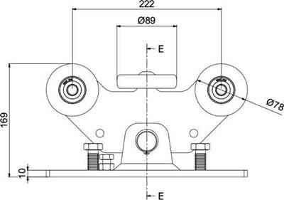 Rollenbock, verzinkt, 5-rädrig, bis 1000kg - System 