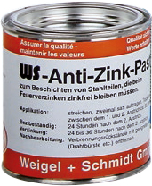 Anti-Zink-Paste rotbraun, Dose 0,25 l