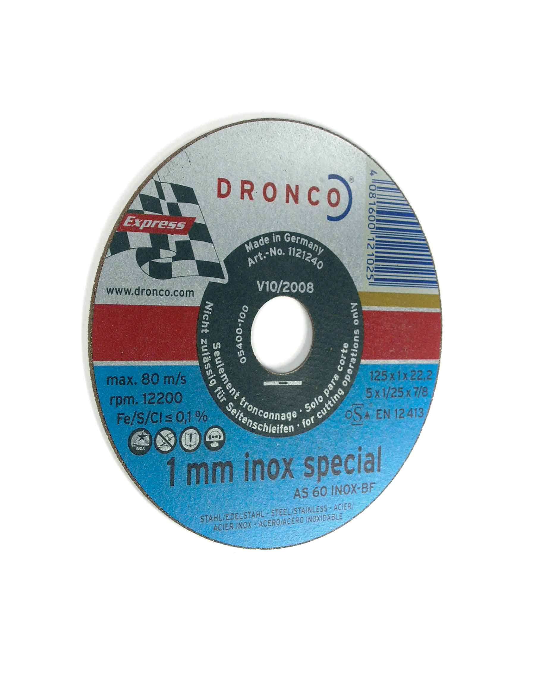 Trennscheibe AS 60 T INOX 1mm, für Metall/Edelstahl, Ø125mm