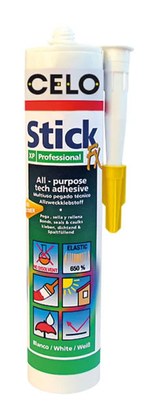 Kleb- und Dichtstoff StickFX, grau, 290ml