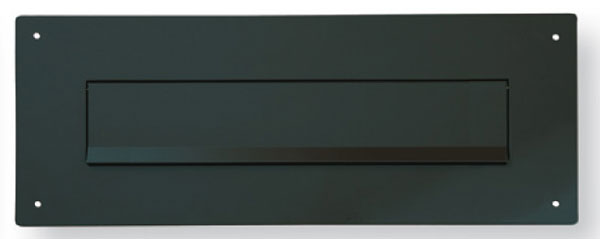 Türeinwurfblende Typ 3-BS, Aluminium RAL7016 Anthrazitgrau