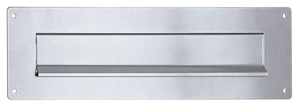 Türeinwurfblende Typ 3-BS, Aluminium RAL9007 Graualuminium