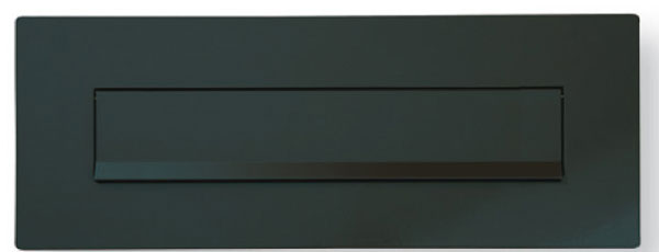 Türeinwurfblende Typ 3-BV, Aluminium RAL7016 Anthrazitgrau