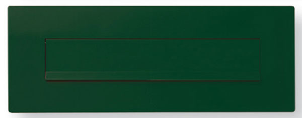 Türeinwurfblende Typ 3-BV, Aluminium RAL6005 Moosgrün