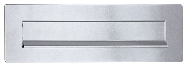 Türeinwurfblende Typ 3-BV, Aluminium RAL9007 Graualuminium