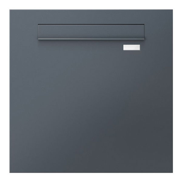 Zaunbriefkasten FRISCO mit Frontplatte, RAL 7016