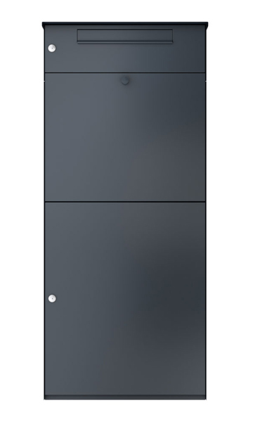 KNOBOX PRO 11 mit 1 Briefkasten - RAL7016