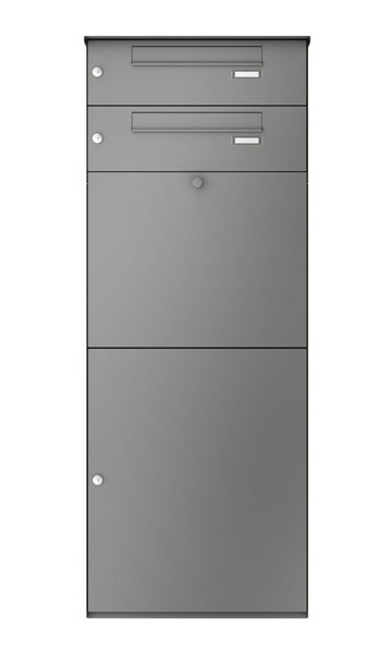 KNOBOX PRO 13 mit 2 Briefkästen - RAL9007