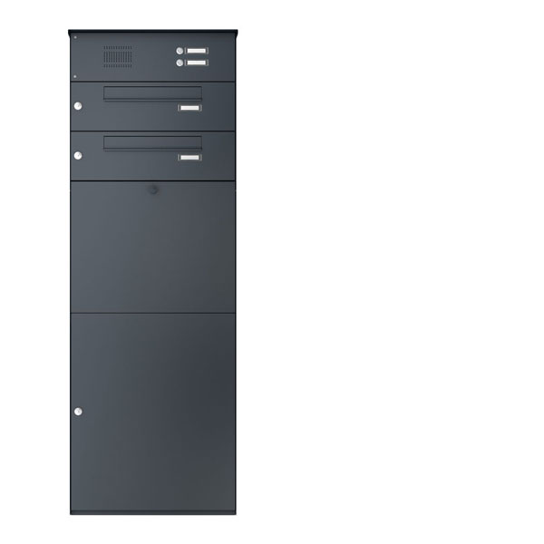 KNOBOX PRO 14 mit 2 Brief- und 1 Funktionskasten - RAL7016