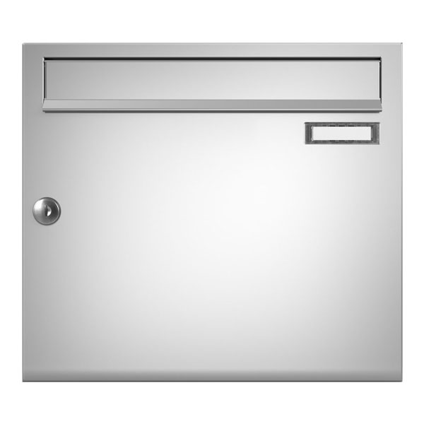Aufputz-Briefkasten '1' - oF- Edelstahl