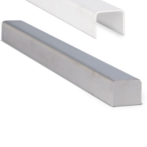 Nutprofilendstück U-Form V4A, für Nutprofil 26x20mm