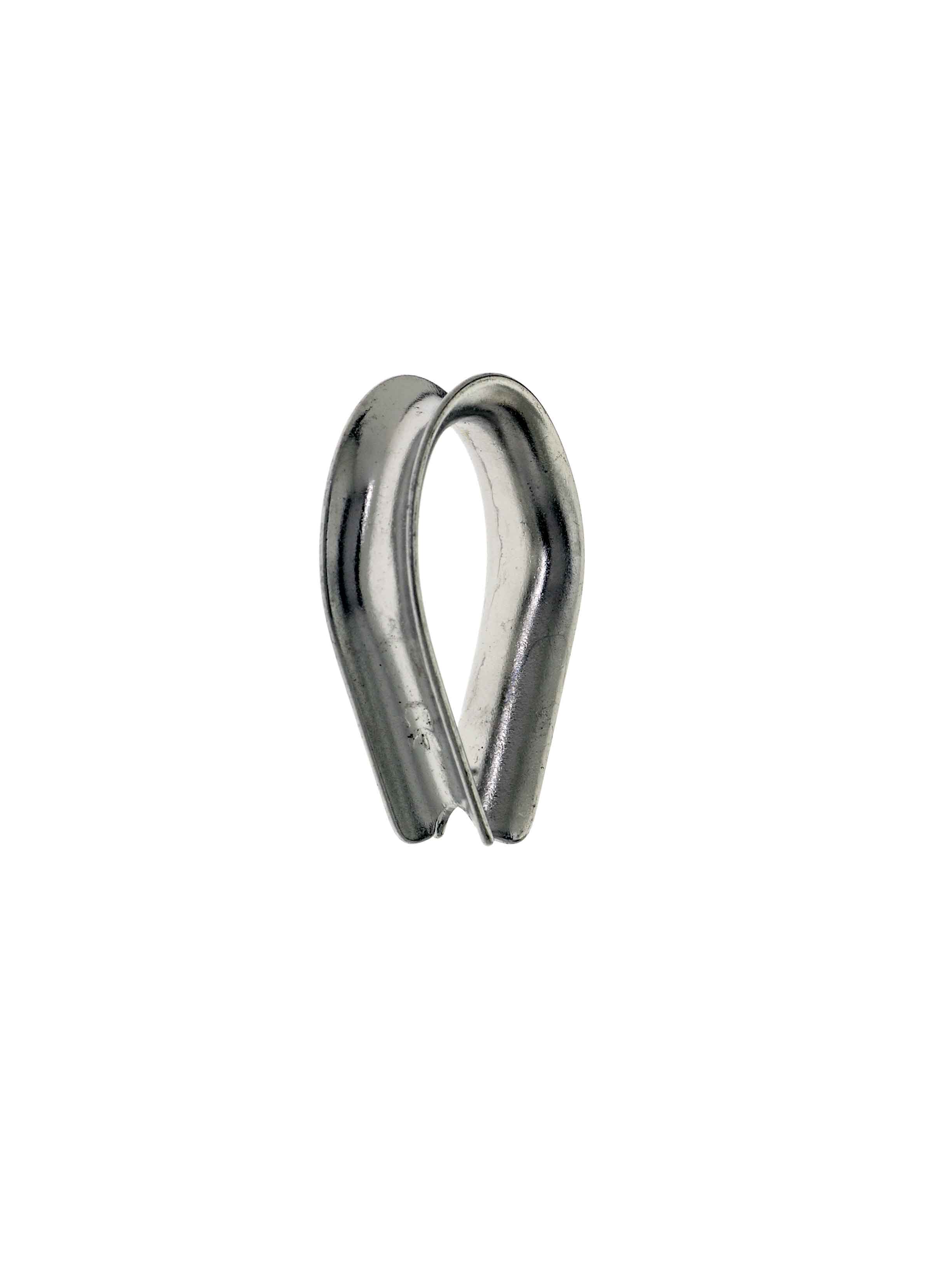 Kausche VA für Seil 4mm, einzeln